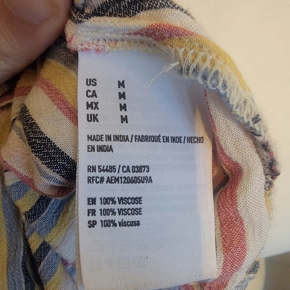 American Eagle Halter Dress | Multi Stripe | Size M - Picture 5 of 5
